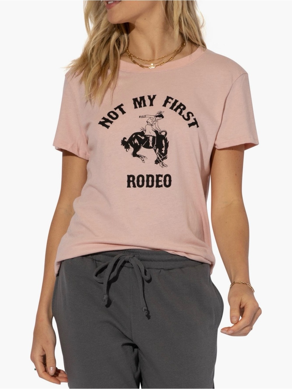 Sub_Urban Riot Peach Crewneck Logo Tee
